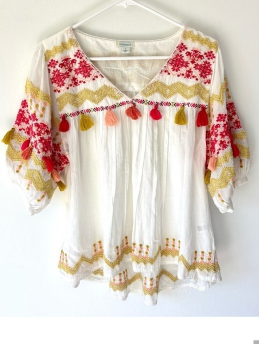 Sundance Ellora Embfoidered Top Size XL